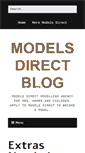 Mobile Screenshot of modelsdirectblog.com