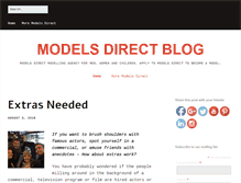 Tablet Screenshot of modelsdirectblog.com